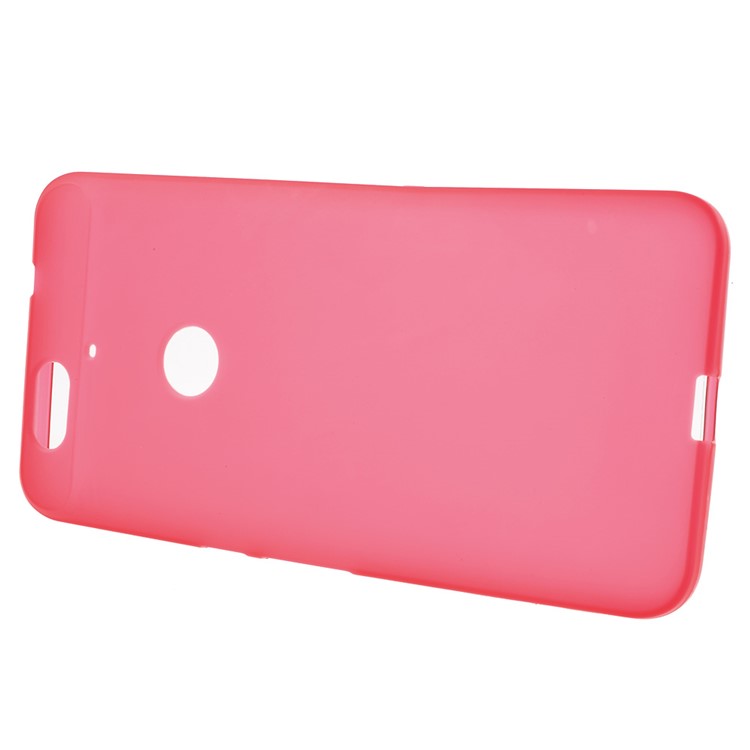 Double-sided Frosted TPU Cover Case for Huawei Nexus 6P - Red-2