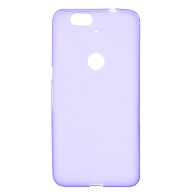Double-sided Frosted TPU Case for Huawei Nexus 6P - Purple-1