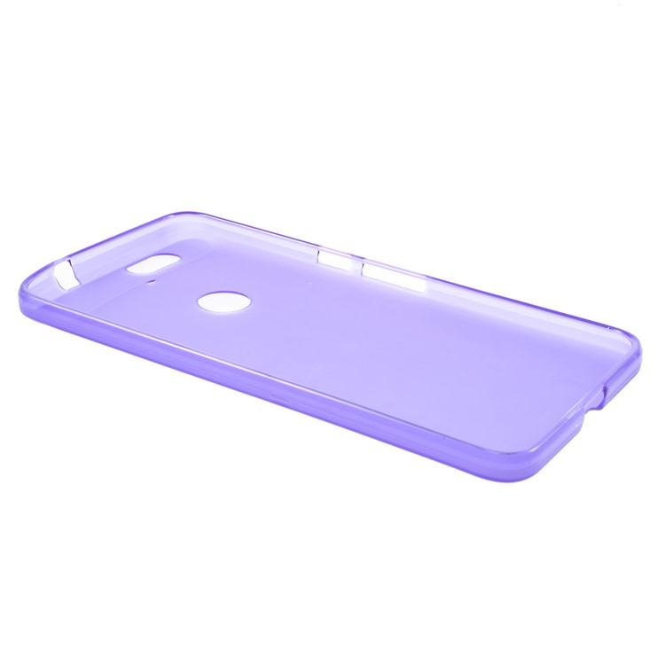 Double-sided Frosted TPU Case for Huawei Nexus 6P - Purple-3