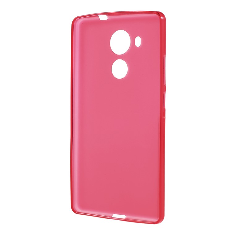 Double-sided Matte TPU Back Case for Huawei Mate 8 / Ascend Mate8 - Red-2