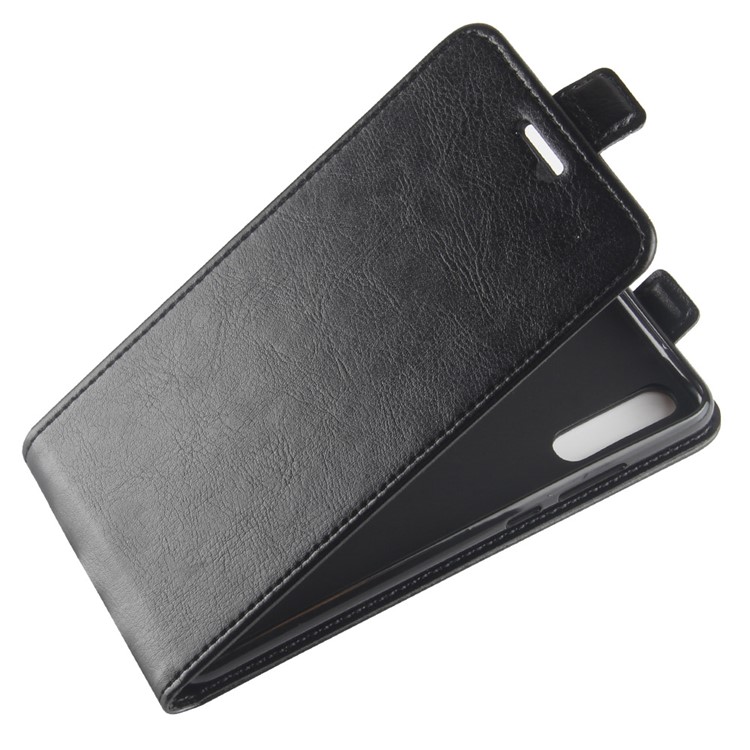 Crazy Horse Crazy Horse Vertical Leather Card Holder Case for Huawei P20 - Black-3
