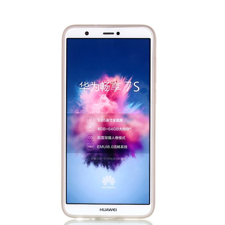 Luminous Patterned TPU Back Case for Huawei P Smart/Enjoy 7S - Love You-2