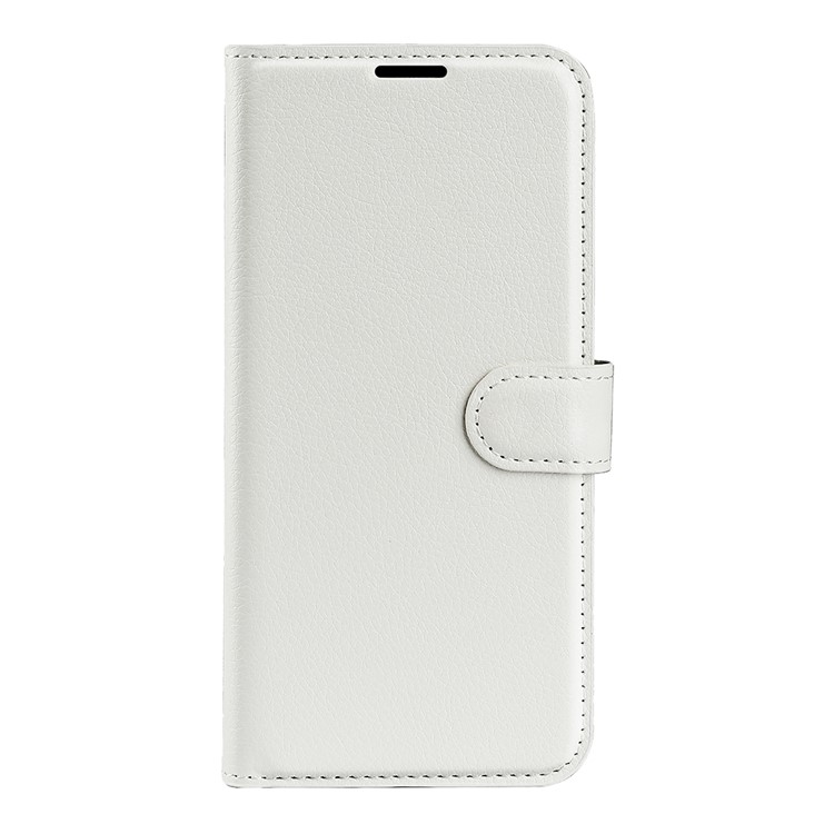 For Huawei P20 Litchi Texture Wallet Stand Leather Flip Cover - White-6