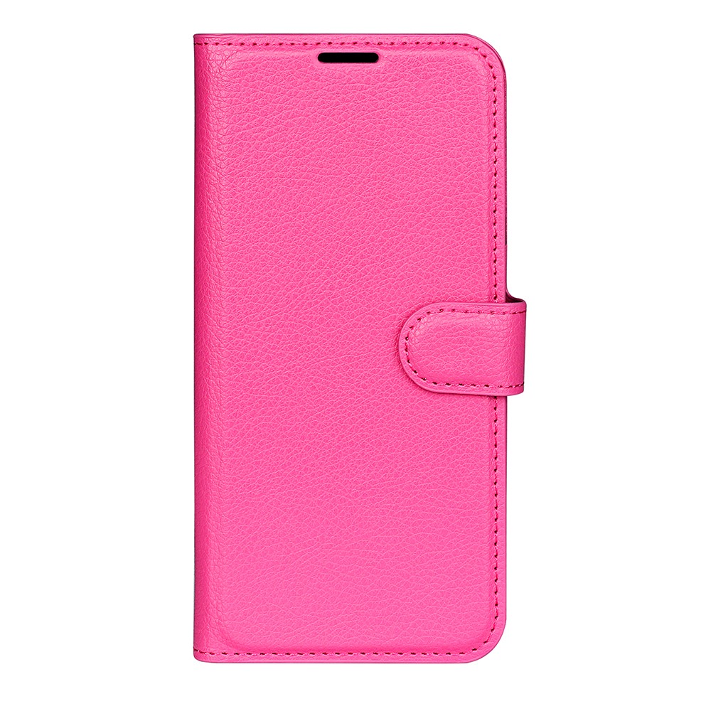 For Huawei P20 Litchi Texture Wallet Stand Leather Cell Phone Shell - Rose-6