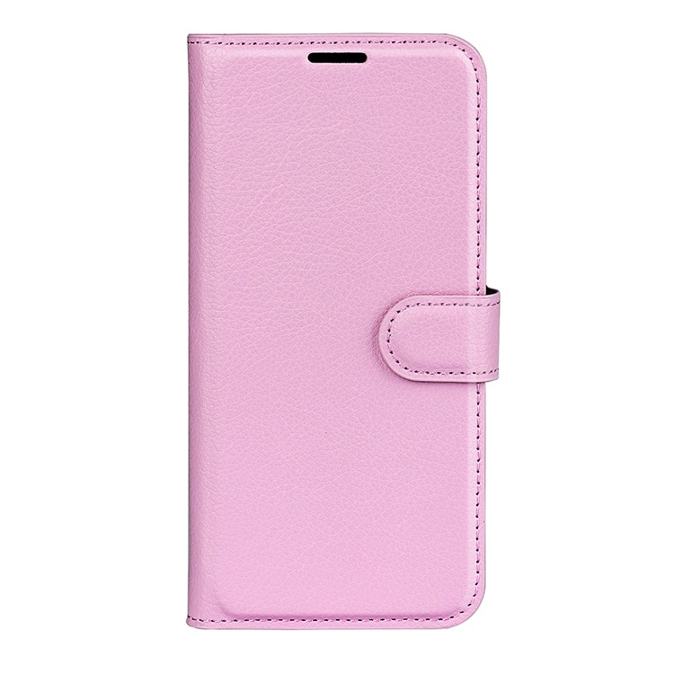 Для Huawei P20 Litchi Texture Wallet Stand Stand Кожаный Телефон Аксессуары Аксессуара - Розовый-6