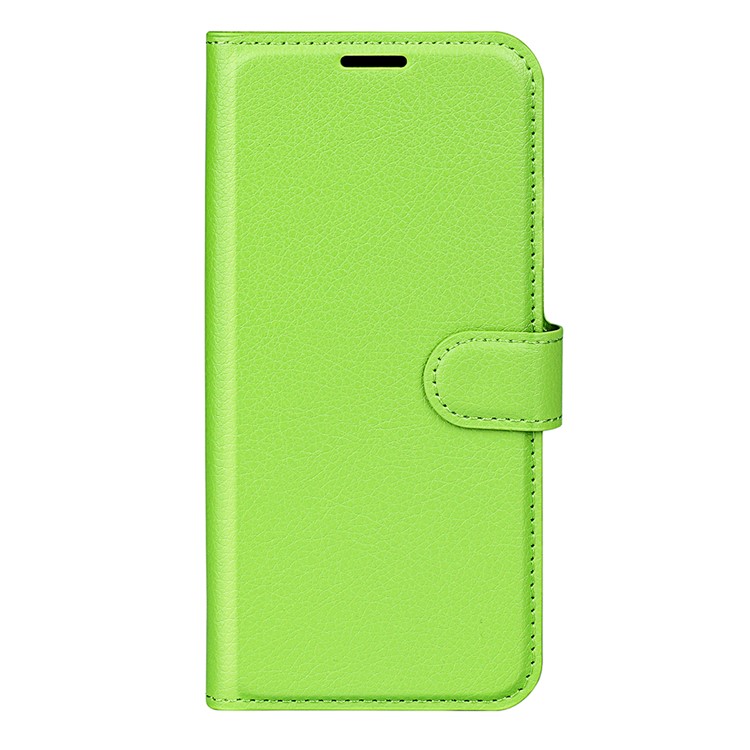For Huawei P20 Litchi Texture Wallet Stand Leather Protective Cover - Green-6