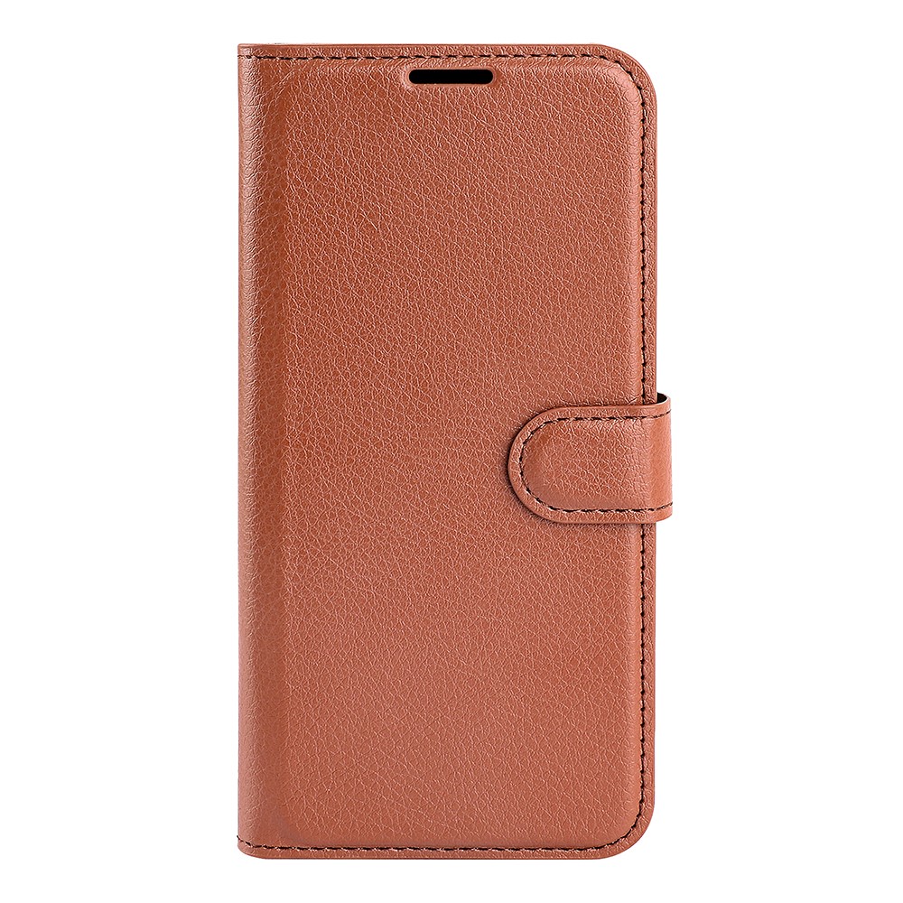 Für Huawei P20 Litchi Textur Brieftasche Stehen Lederschutzhülle - Braun-6
