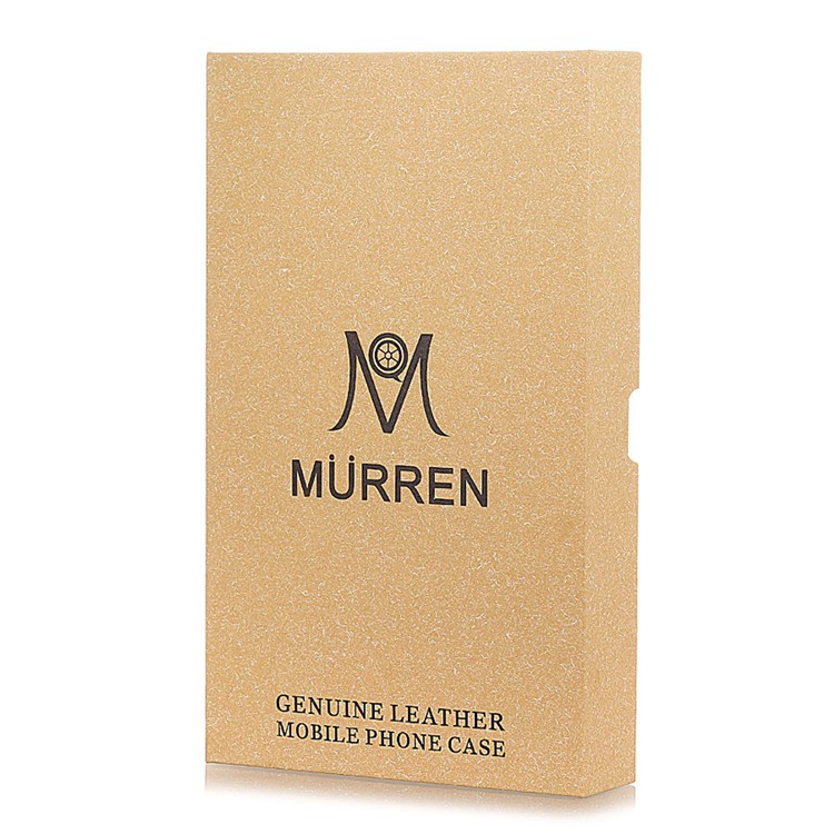 Litchi Grain Genuine Leather Wallet Stand Mobile Phone Case for Huawei P Smart/Enjoy 7S - Coffee-7