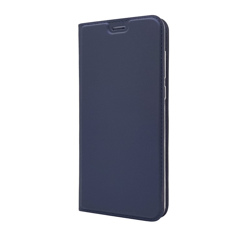 Auto-absorbed Stand Leather Case Accessory for Huawei Mate 10 Lite/nova 2i/Maimang 6/Honor 9i (India) - Dark Blue-8