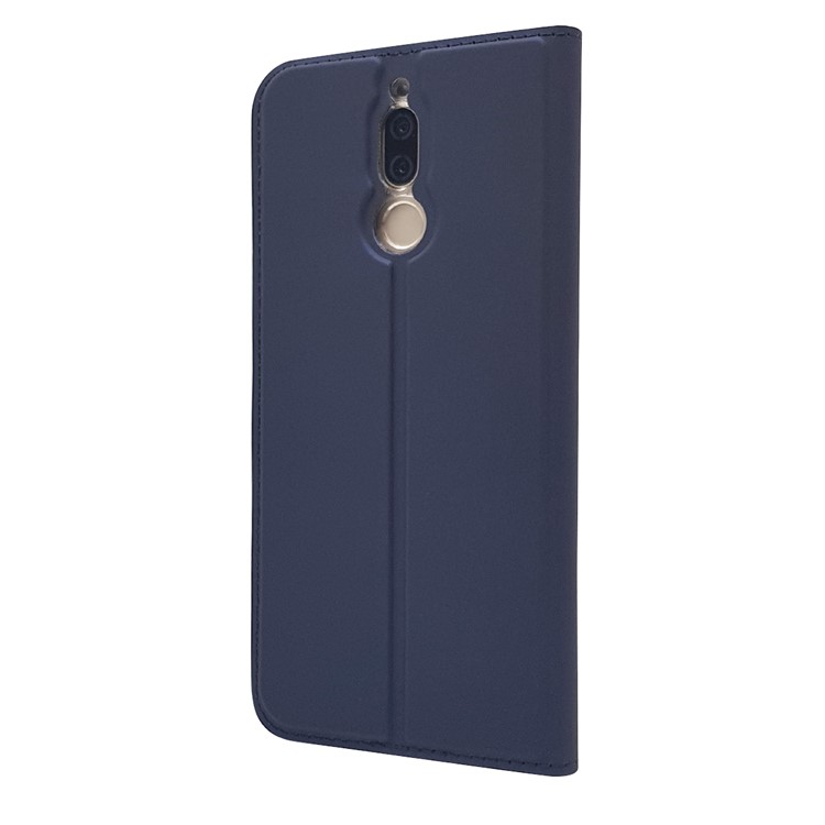 Auto-absorbed Stand Leather Case Accessory for Huawei Mate 10 Lite/nova 2i/Maimang 6/Honor 9i (India) - Dark Blue-9