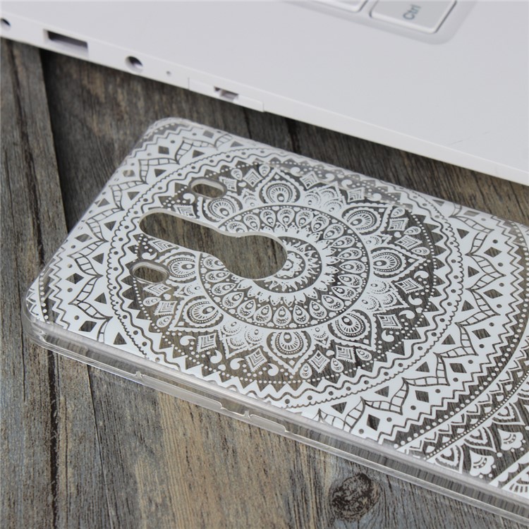 Mandala Flower TPU + PC Combo Phone Case for Huawei Mate 10 Pro - White-5