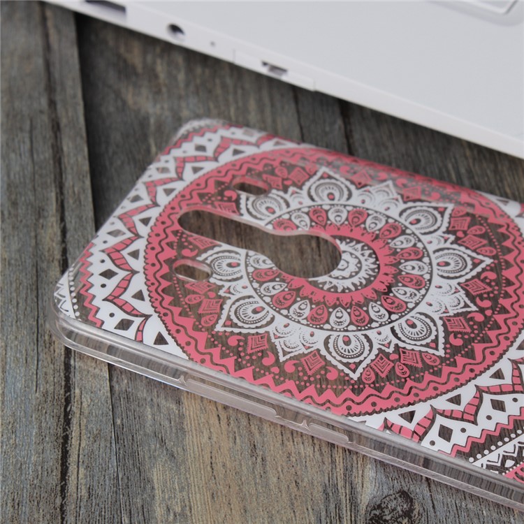 Mandala Flower TPU + PC Hybird Shell Cover Case for Huawei Mate 10 Pro - Pink-5