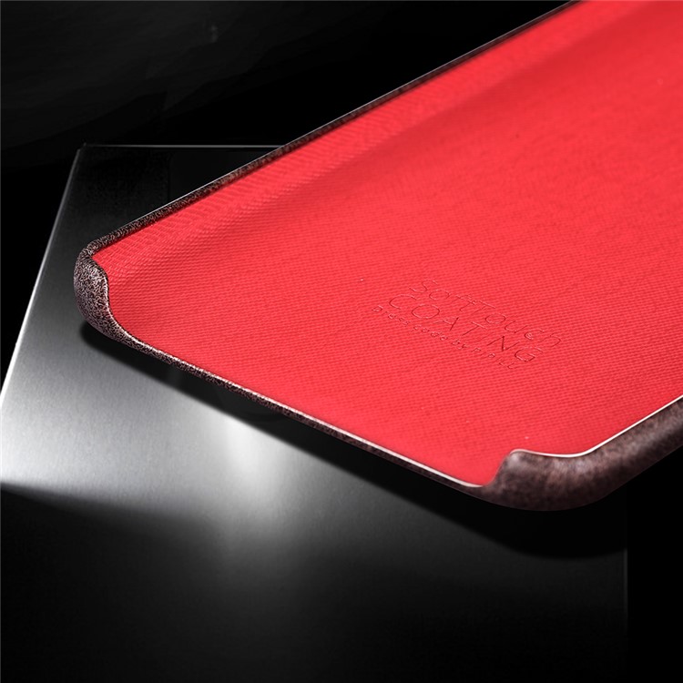 X-LEVEL Vintage Leather Coated PC Case Accessory for Huawei P20 Lite / Nova 3e - Coffee-4