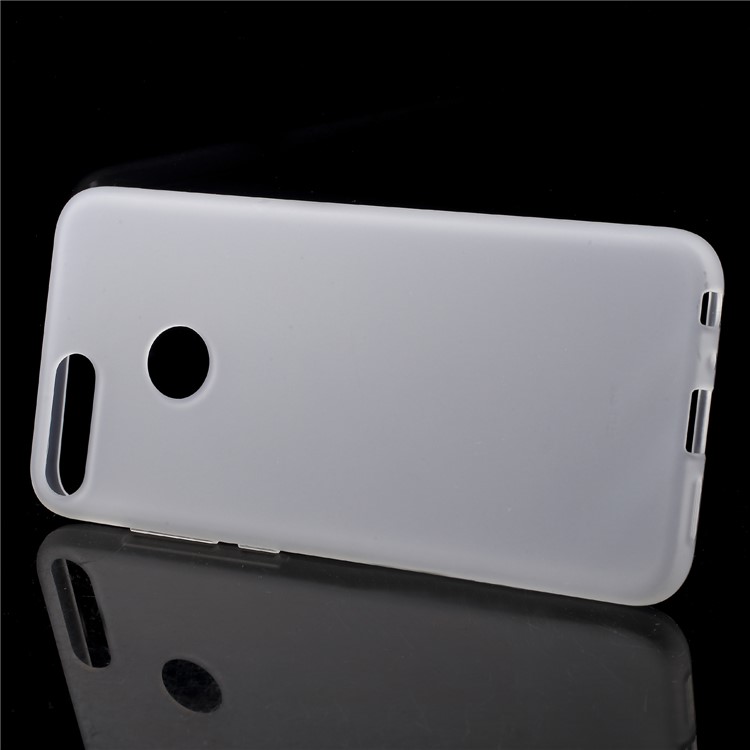Double-sided Matte TPU Protector Cover Case for Huawei P Smart / Enjoy 7S - White-2