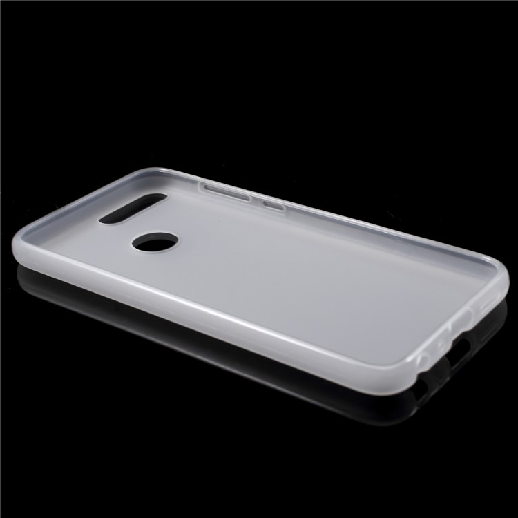 Double-sided Matte TPU Protector Cover Case for Huawei P Smart / Enjoy 7S - White-4