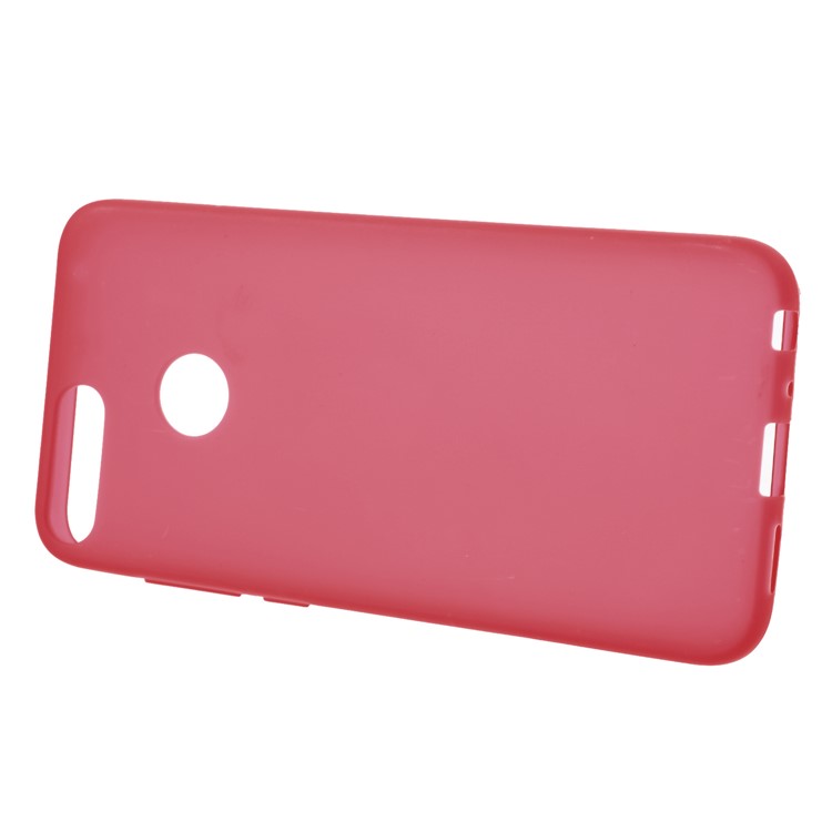 100Pcs Double-sided Matte TPU Cover for Huawei P Smart/Enjoy 7S - Red-2