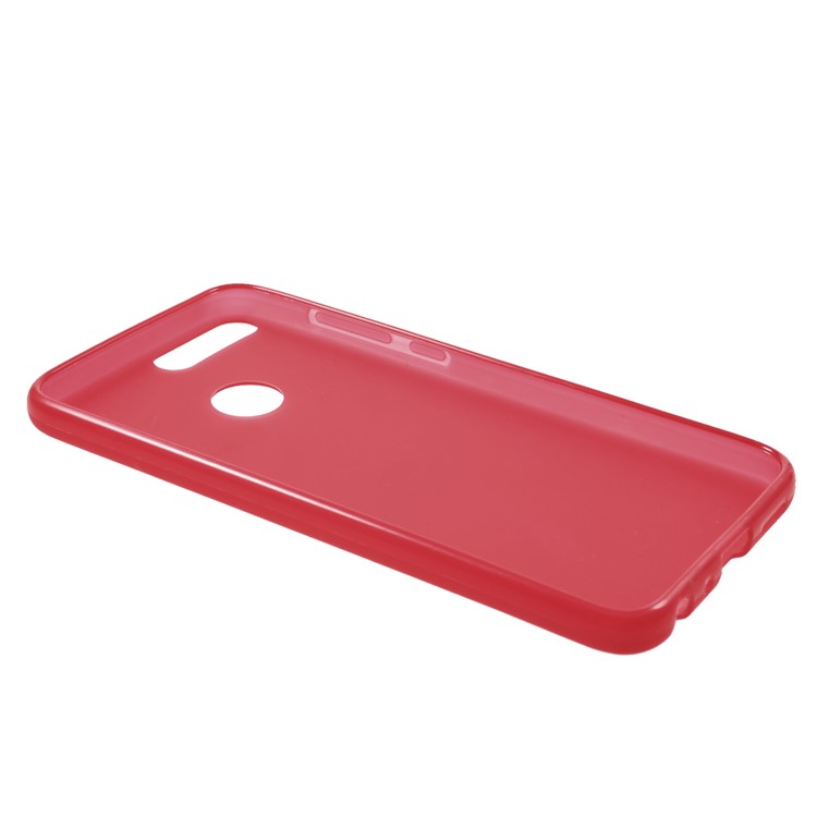 100Pcs Double-sided Matte TPU Cover for Huawei P Smart/Enjoy 7S - Red-4