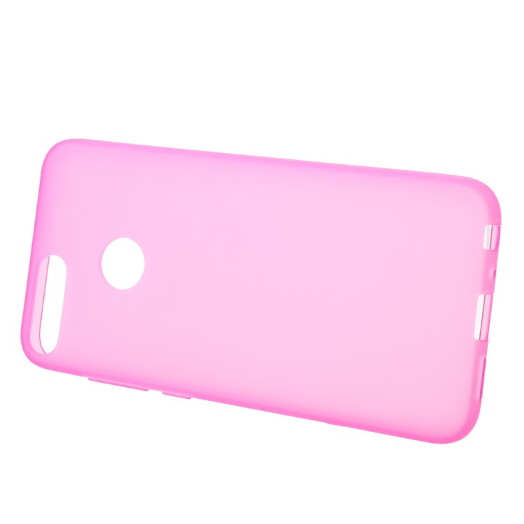 100Pcs Double-sided Matte TPU Shell for Huawei P Smart/Enjoy 7S - Rose-2