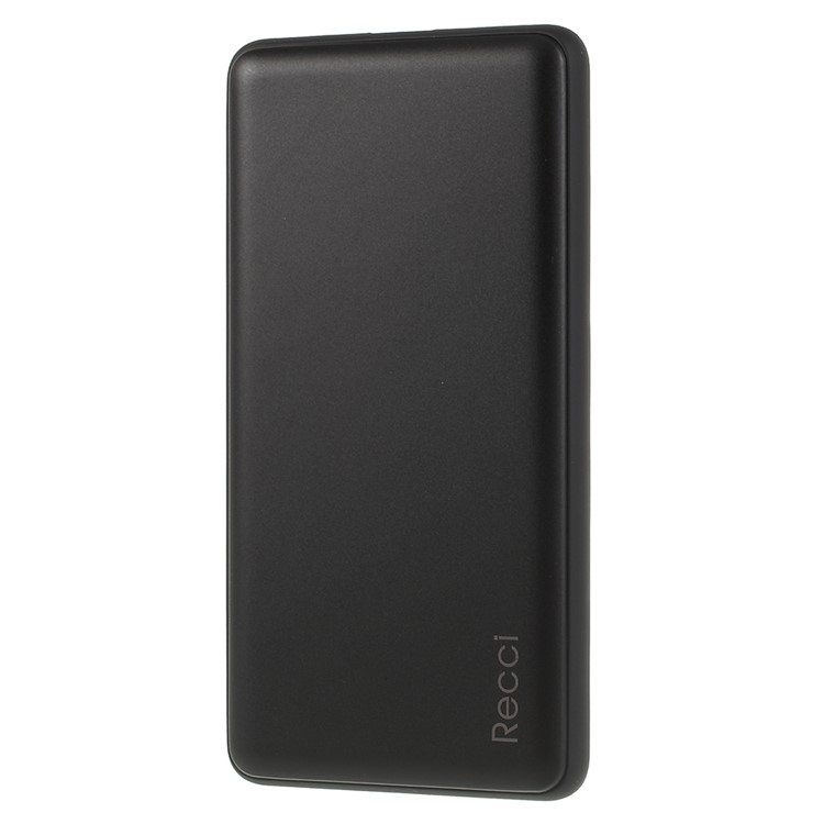 RECCI RL-10000W Lustre Series 10000mAh Wireless Charger Power Bank for iPhone Samsung etc. - Black-2