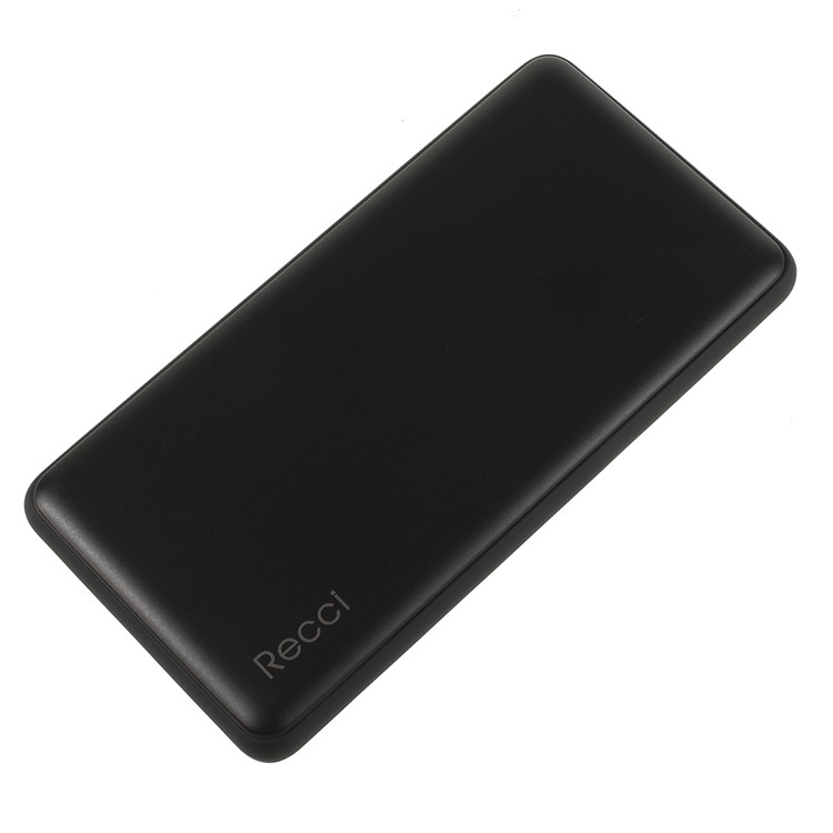 RECCI RL-10000W Lustre Series 10000mAh Wireless Charger Power Bank for iPhone Samsung etc. - Black-4