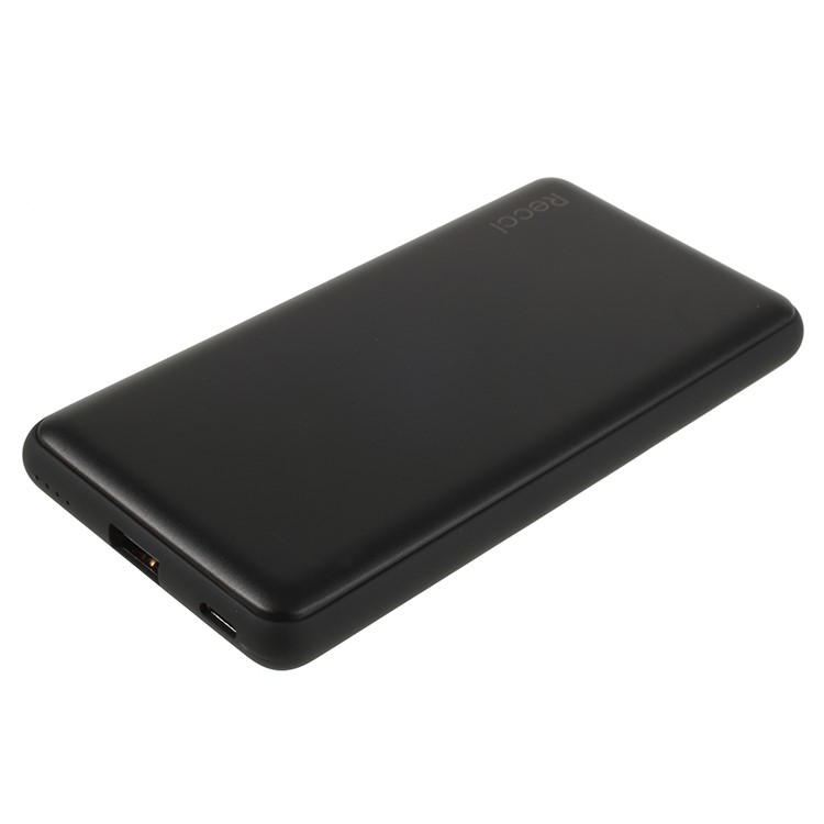 RECCI RL-10000W Lustre Series 10000mAh Wireless Charger Power Bank for iPhone Samsung etc. - Black-5