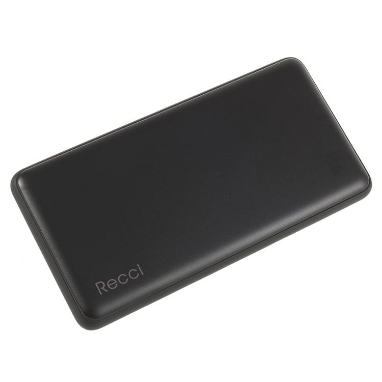 RECCI RL-10000W Lustre Series 10000mAh Wireless Charger Power Bank for iPhone Samsung etc. - Black-7