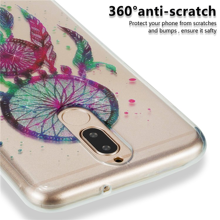 Glitter Powder IMD TPU Cover for Huawei Mate 10 Lite / nova 2i / Maimang 6 / Honor 9i (India) - Dream Catcher-3
