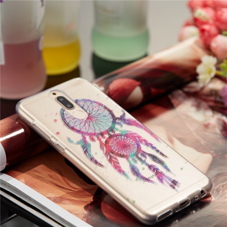 Glitter Powder IMD TPU Cover for Huawei Mate 10 Lite / nova 2i / Maimang 6 / Honor 9i (India) - Dream Catcher-7