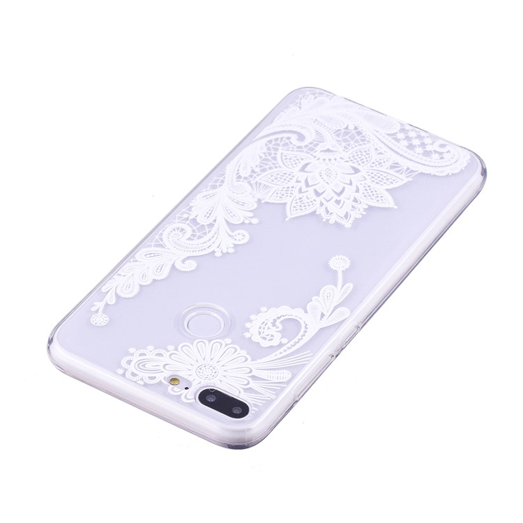 Embossment TPU Mobile Casing for Huawei Honor 9 Lite/Youth Edition - Mandala Flower-3