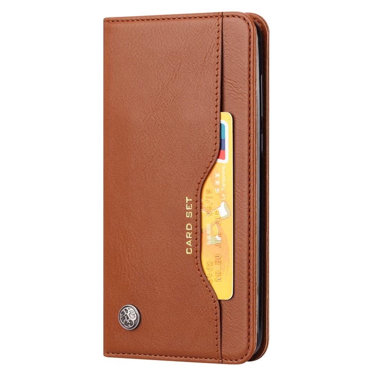 Auto-absorbed PU Leather Mobile Cover Shell for Huawei Mate 10 Lite / nova 2i / Maimang 6 / Honor 9i (India) - Brown-3