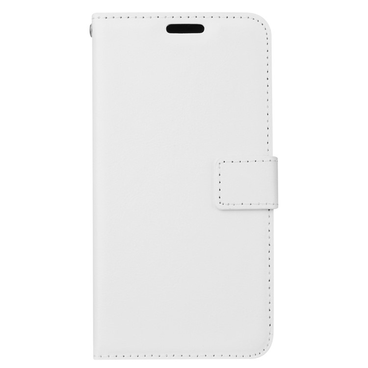 For Huawei P20 Lite / Nova 3e Crazy Horse PU Leather Wallet Phone Cover with Stand - White-2