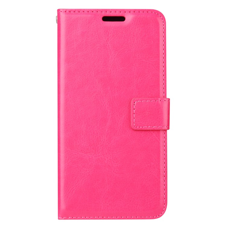 For Huawei P20 Lite / Nova 3e Crazy Horse PU Leather Protection Mobile Phone Case Accessory - Rose-2