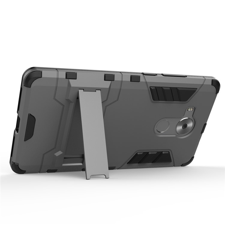 Cool Hybrid Plastic + TPU Case Cover for Huawei Ascend Mate8 - Grey-5