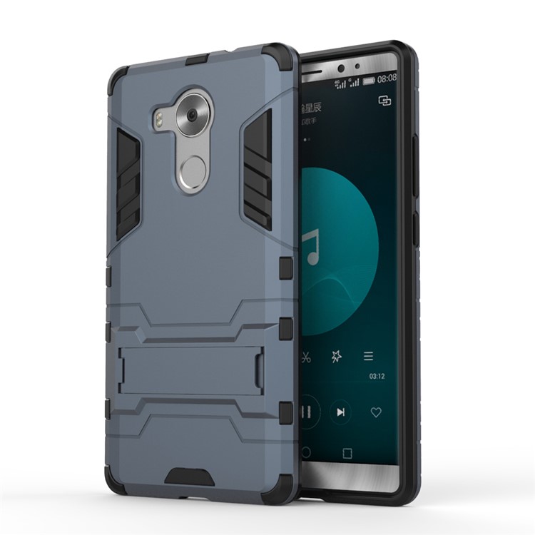 Cool Plastic + TPU Shield Shell for Huawei Ascend Mate8 - Dark Blue-1