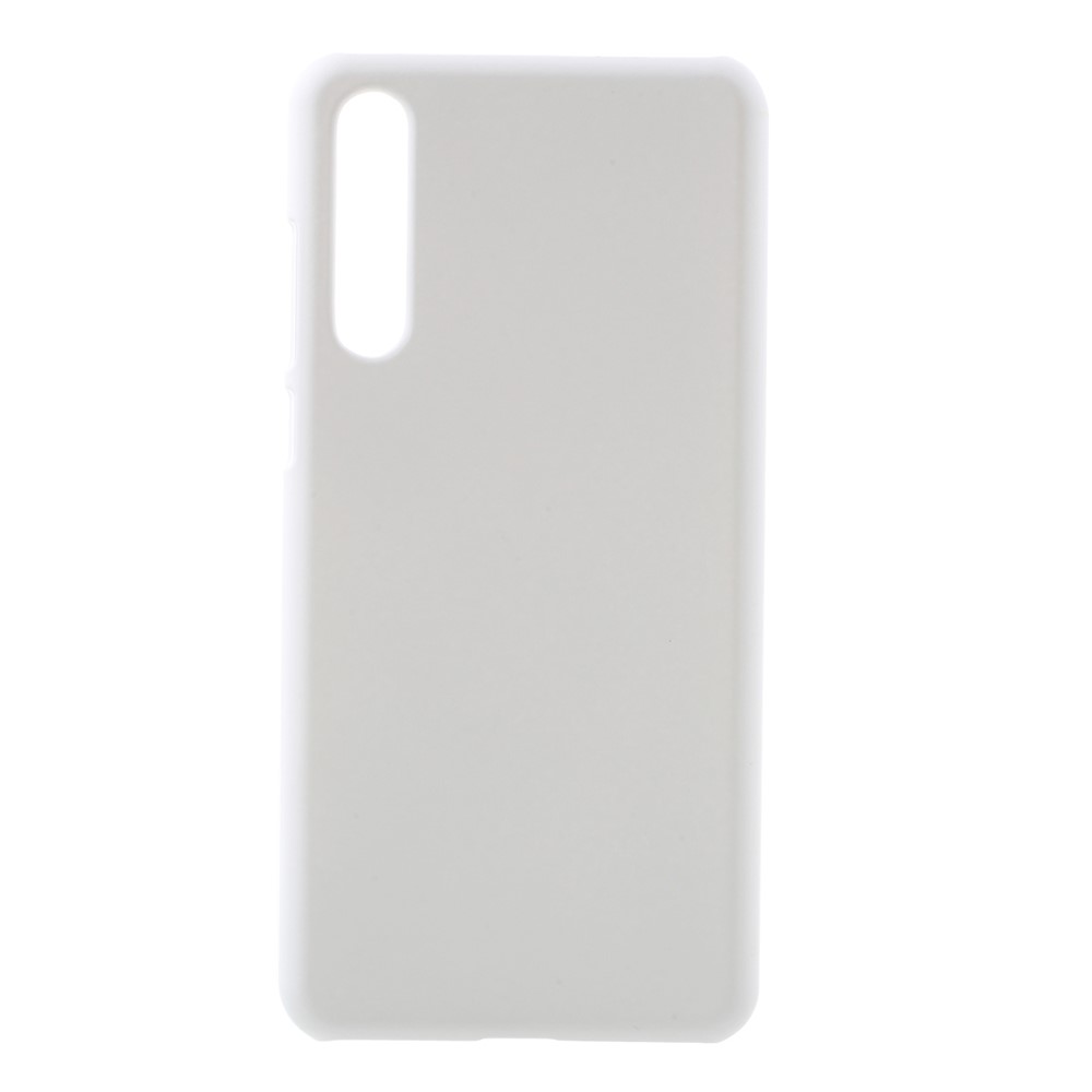 Rubberized PC Hard Case for Huawei P20 Pro - White-1