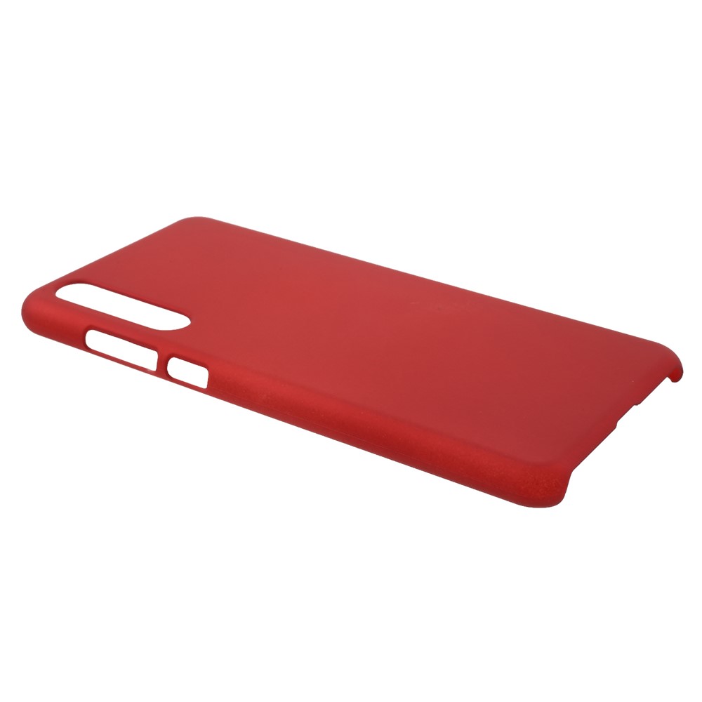 Rubberized PC Hard Cover for Huawei P20 Pro - Red-3