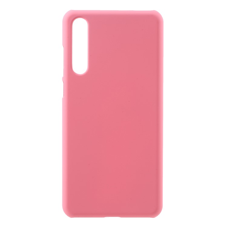 Rubberized PC Hard Mobile Phone Shell for Huawei P20 Pro - Pink-1