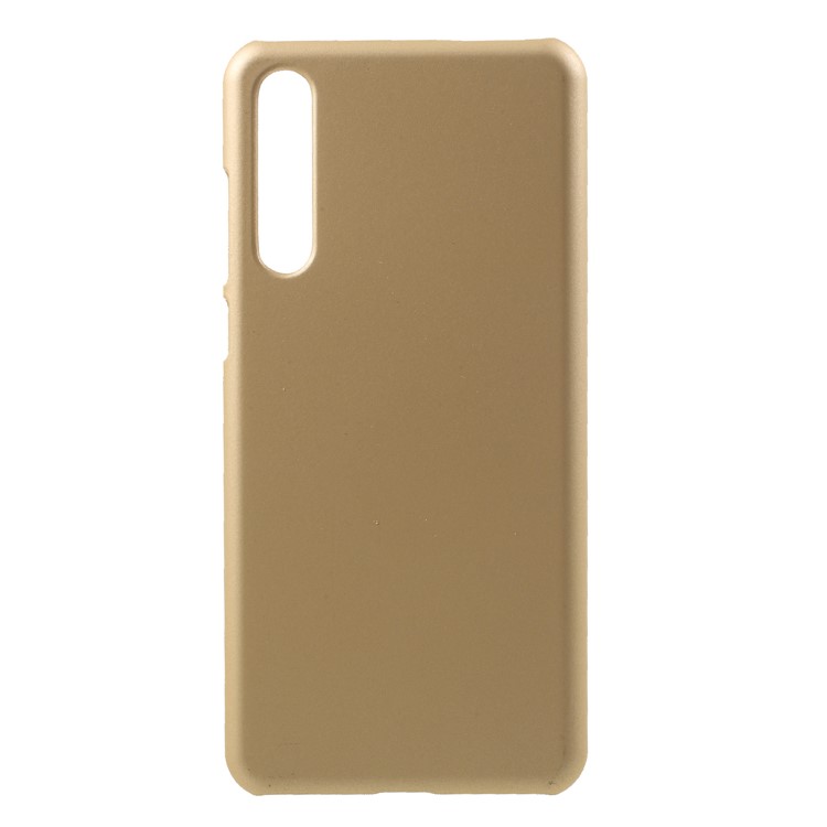 Rubberized PC Hard Cell Phone Shell for Huawei P20 Pro - Gold-1