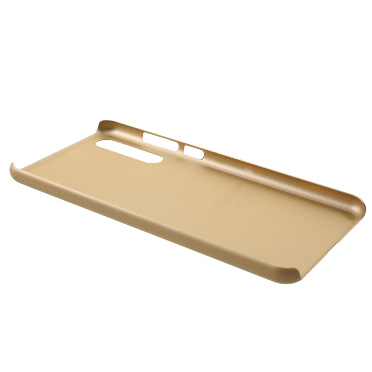 Rubberized PC Hard Cell Phone Shell for Huawei P20 Pro - Gold-3