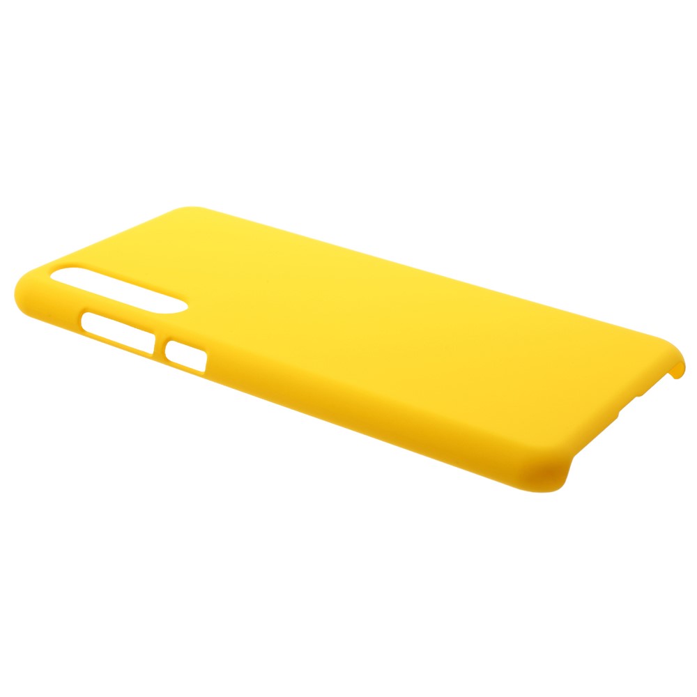Rubberized Plastic Hard Shell for Huawei P20 Pro - Yellow-2