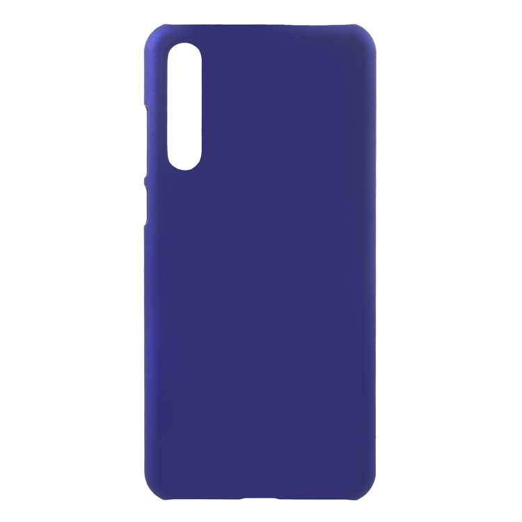 Rubberized PC Hard Protective Shell for Huawei P20 Pro - Dark Blue-1