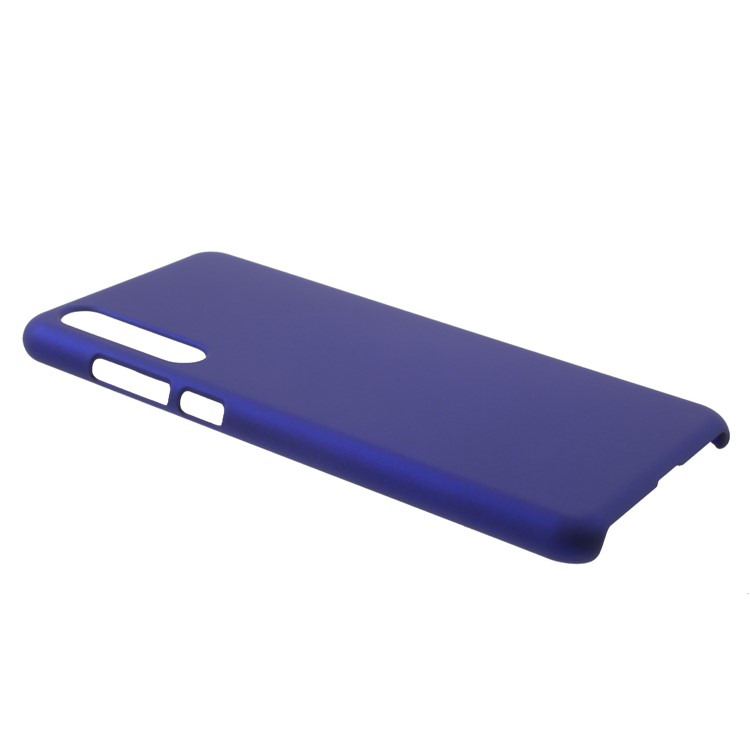 Rubberized PC Hard Protective Shell for Huawei P20 Pro - Dark Blue-2