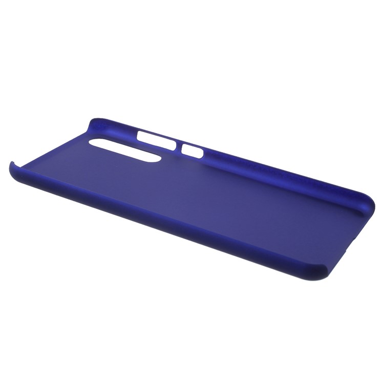 Rubberized PC Hard Protective Shell for Huawei P20 Pro - Dark Blue-3