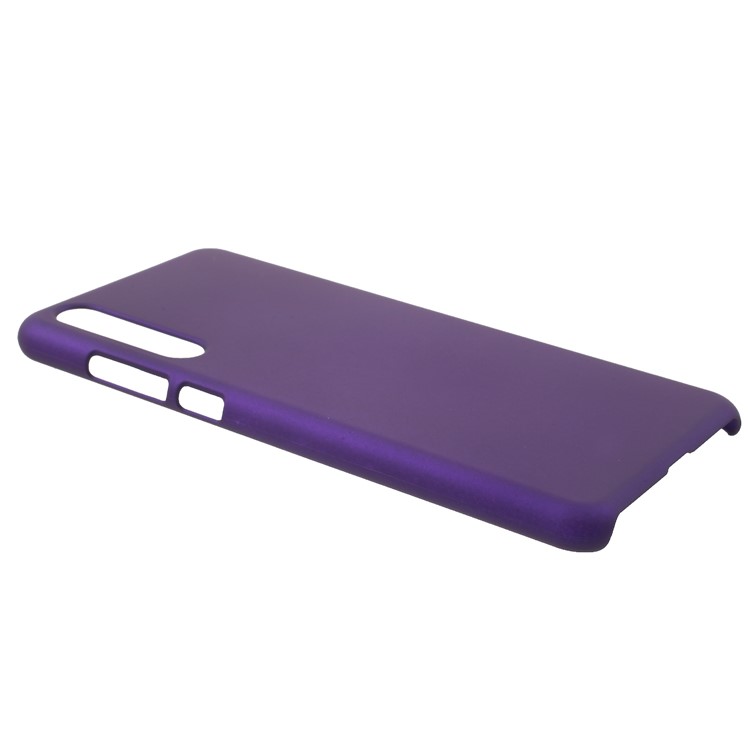 Rubberized PC Hard Back Shell for Huawei P20 Pro - Purple-2
