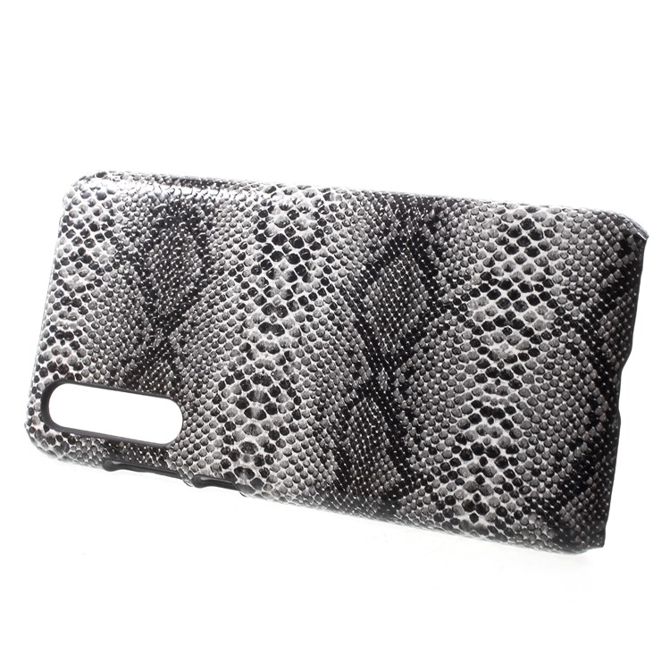 PU Leather Coated PC Phone Back Case for Huawei P20 Pro - Snake Texture-2