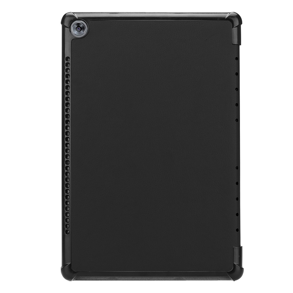 Custodia in Pelle Tri-fold Stabile Con Supporto Per Huawei Mediapad M5 10 / M5 10 (Pro) - Nero