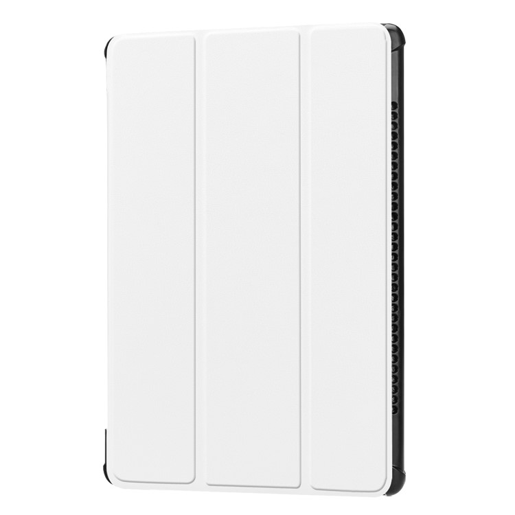 Tri-fold Leather Cover with Stand for Huawei MediaPad M5 10 / M5 10 (Pro) - White-7