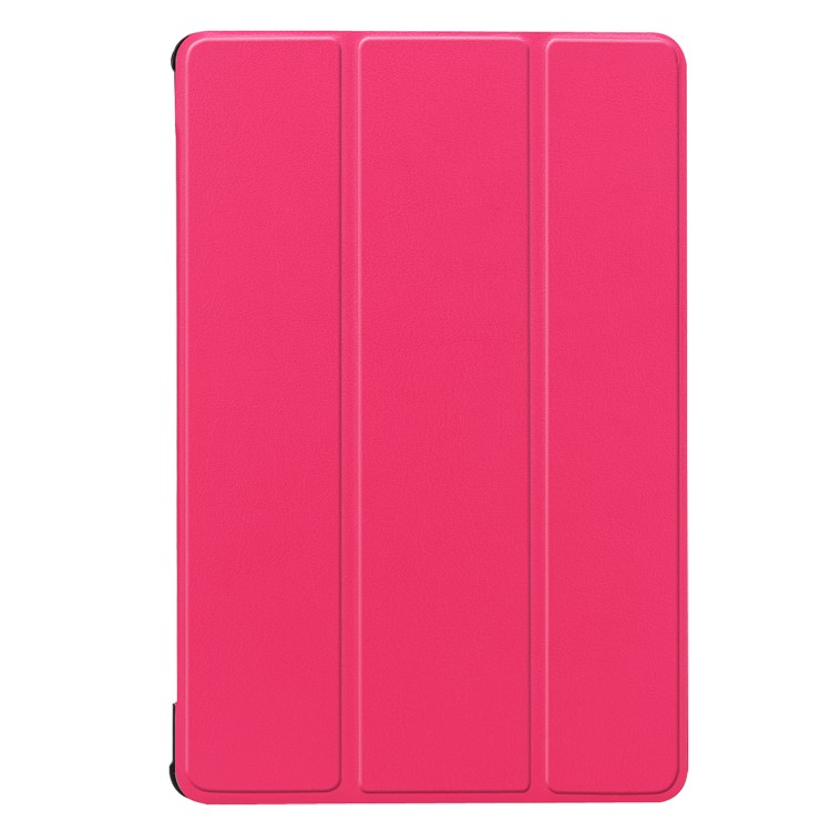 Tri-fold Leather Case Cover with Stand for Huawei MediaPad M5 10 / M5 10 (Pro) - Rose-2