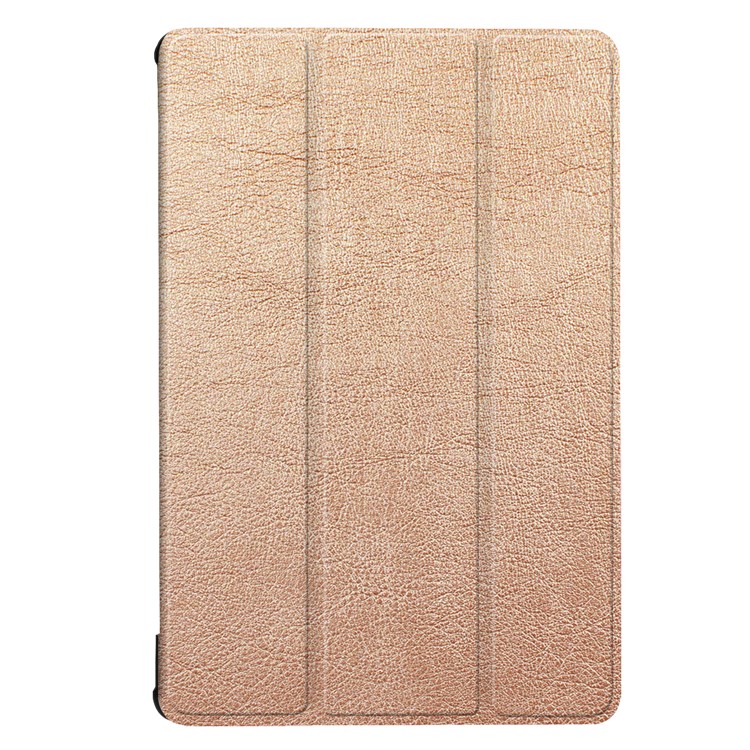 Leather Cover with Tri-fold Stand for Huawei MediaPad M5 10 / M5 10 (Pro) - Gold-2