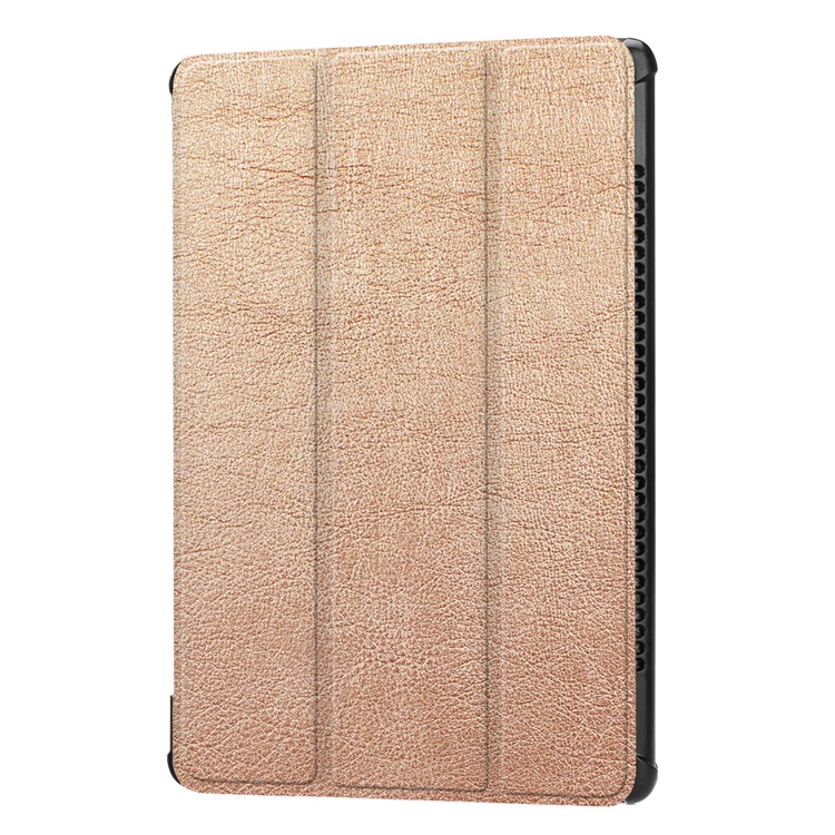 Leather Cover with Tri-fold Stand for Huawei MediaPad M5 10 / M5 10 (Pro) - Gold-7